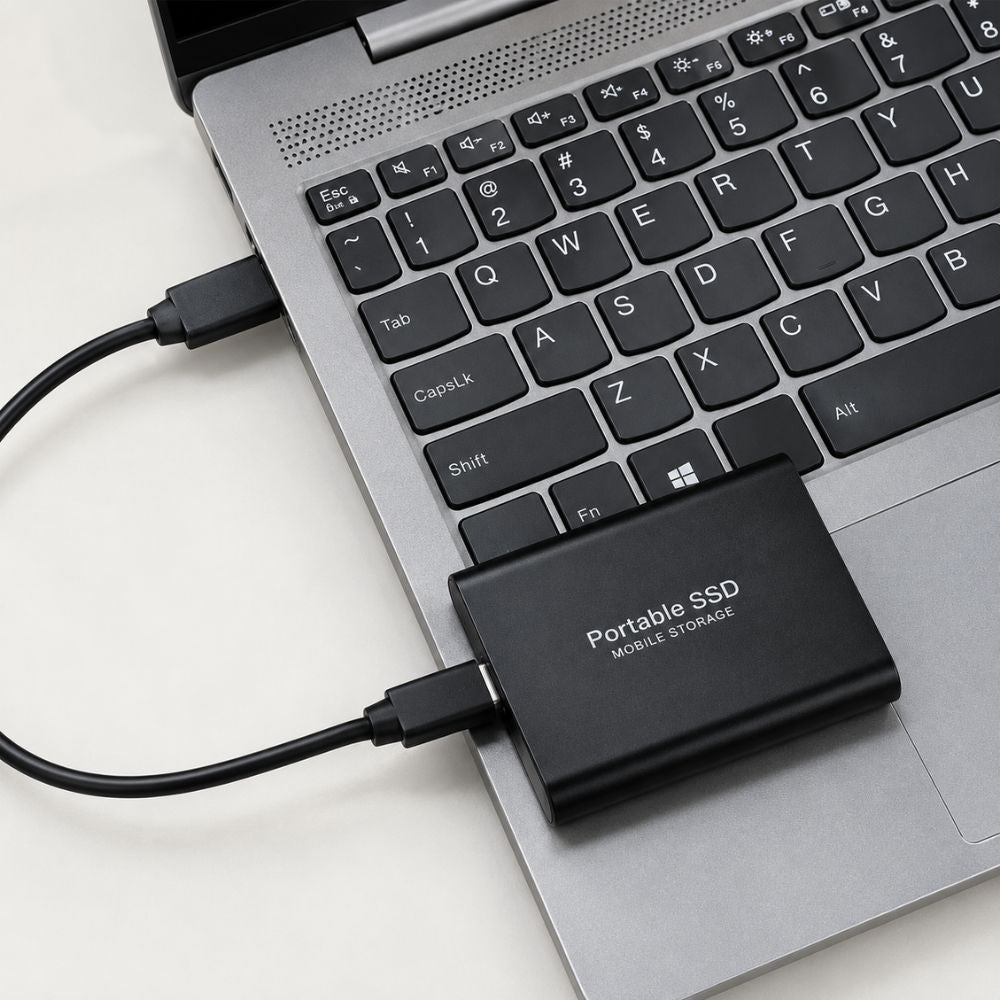 Compact High-Speed External Storage Drive | Portable File Storage