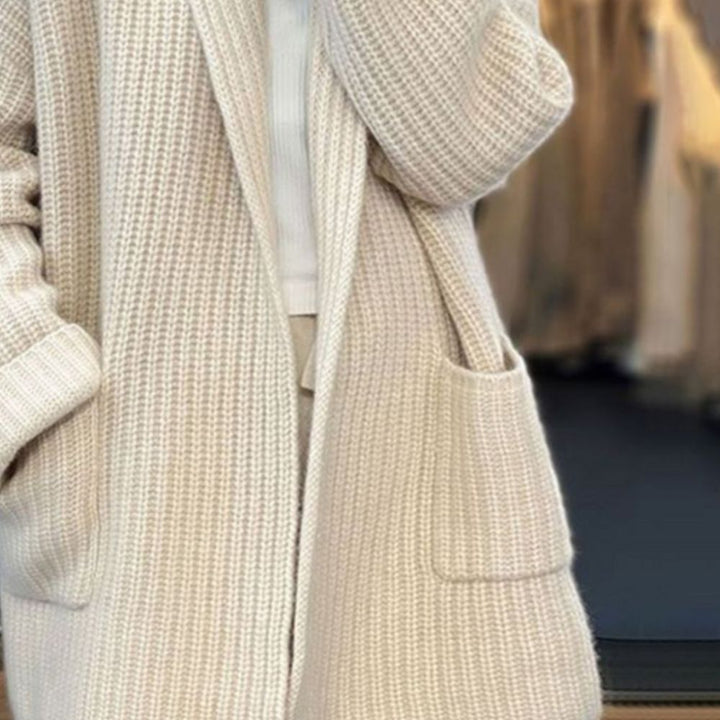 Women’s Chunky Open-Front Cardigan | Oversized Autumn & Winter Layer