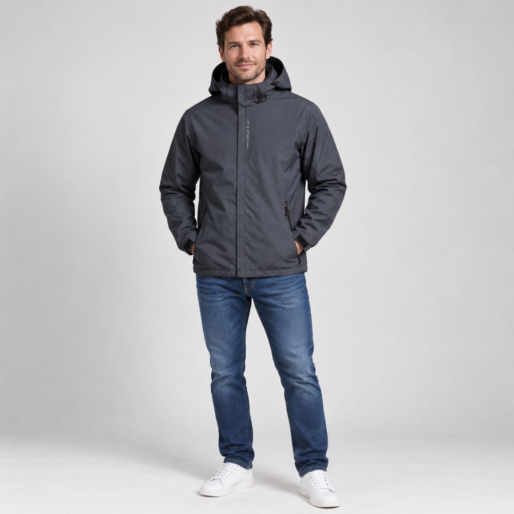 Men’s Hooded Windbreaker | Adjustable Cuffs & Everyday Protection