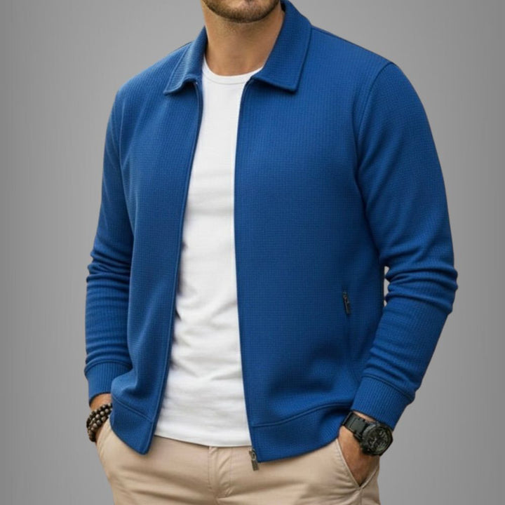 Men’s Zip-Up Cardigan | Regular Fit Autumn & Winter Wear