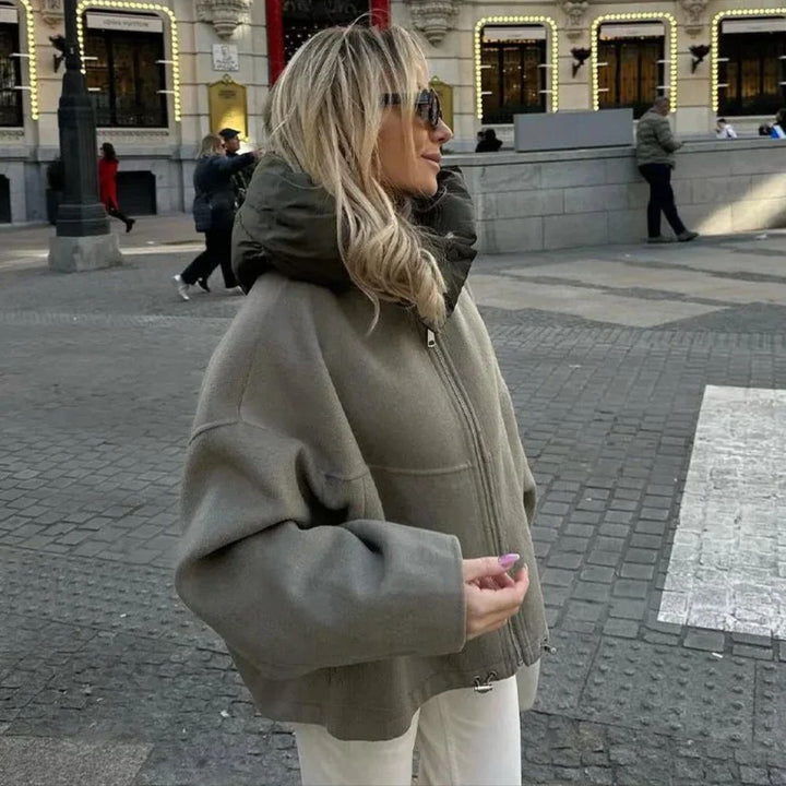 Women’s Oversized Hooded Jacket | Soft & Durable Casual Wear