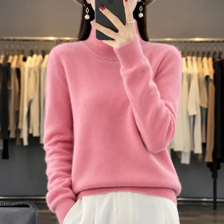 Women’s Cotton Turtleneck Sweater | Autumn & Winter Casual & Office Wear