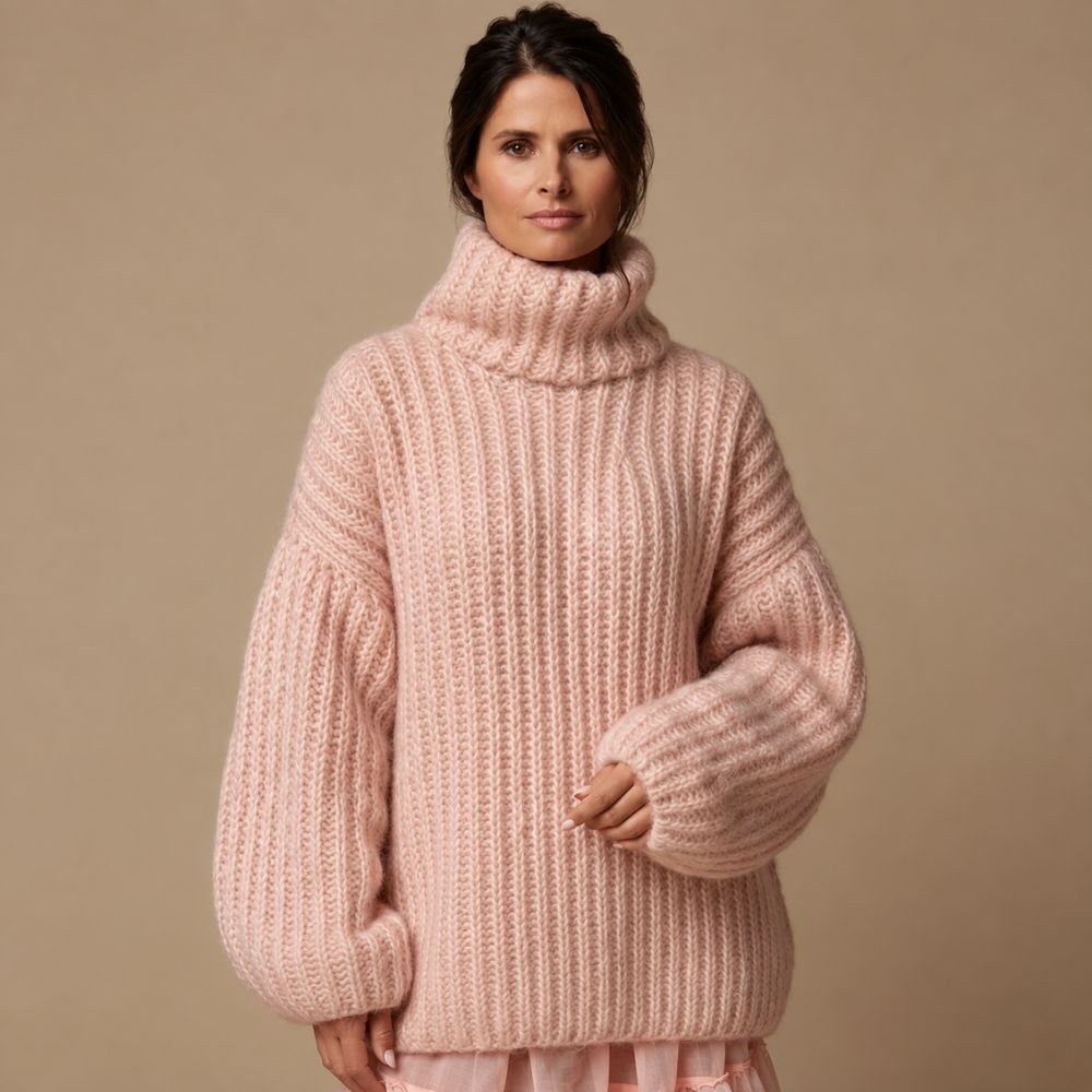 Women’s Oversized Turtleneck Sweater | Cosy Autumn & Winter Knitwear