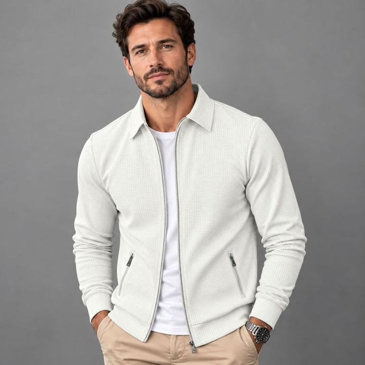 Men’s Zip-Up Cardigan | Modern & Comfortable Autumn & Winter Wear