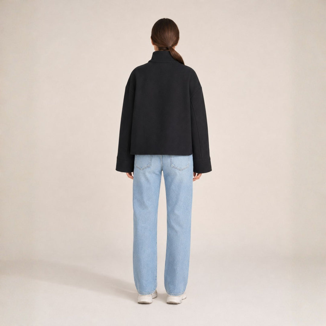 Women’s Jacket Double-Button Closure | Autumn Everyday Wear