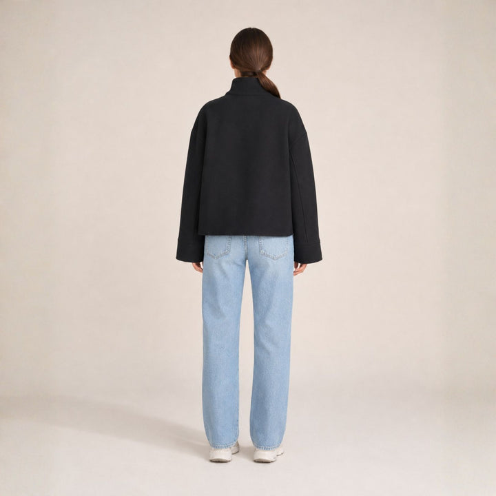 Women’s Jacket Double-Button Closure | Autumn Everyday Wear