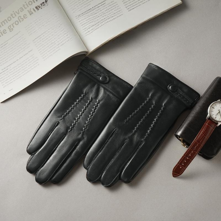Men's Lined Gloves with Sized Fit | Winter Gloves for Commuting and Formal Wear