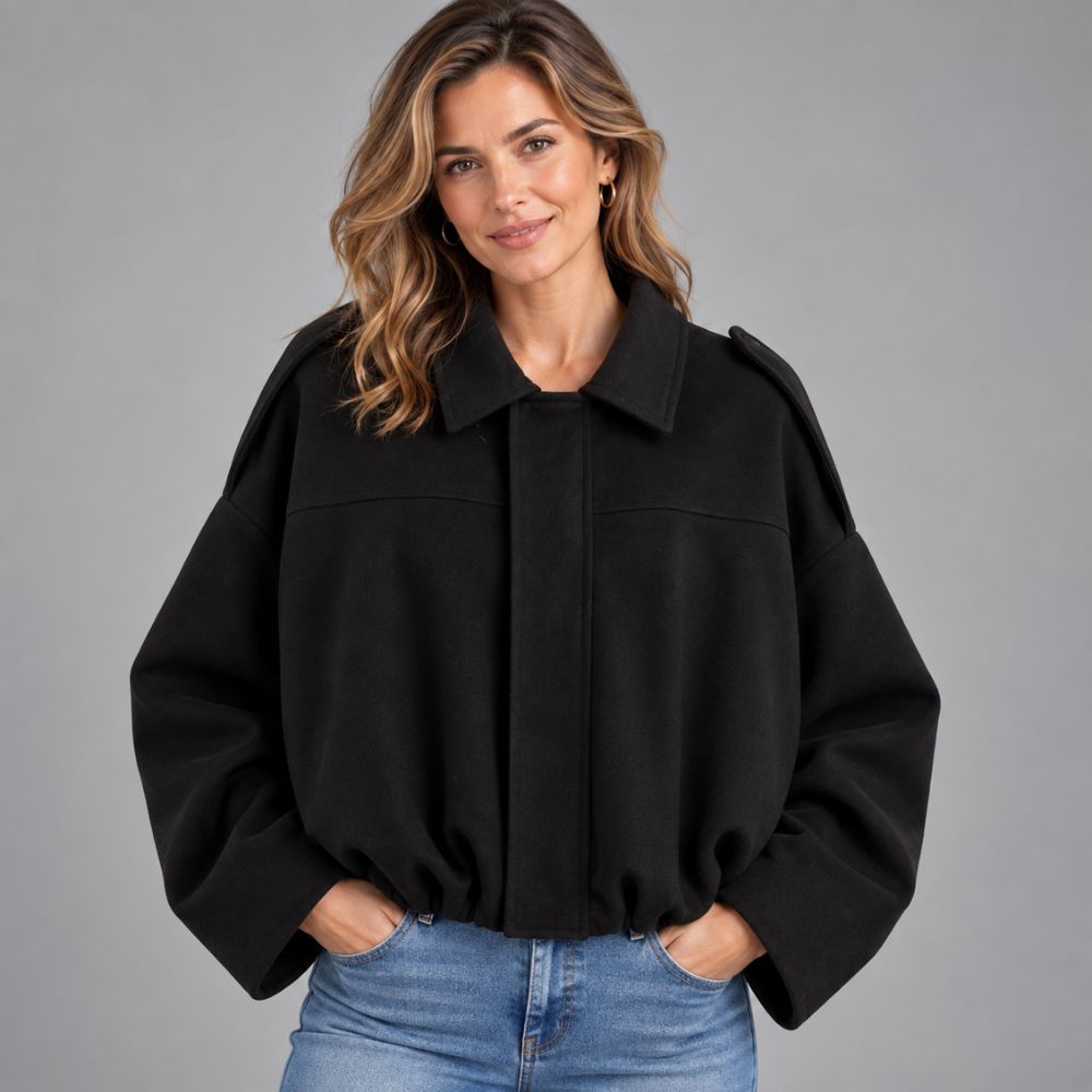 Women’s Oversized Bomber Jacket | Relaxed Autumn Layering