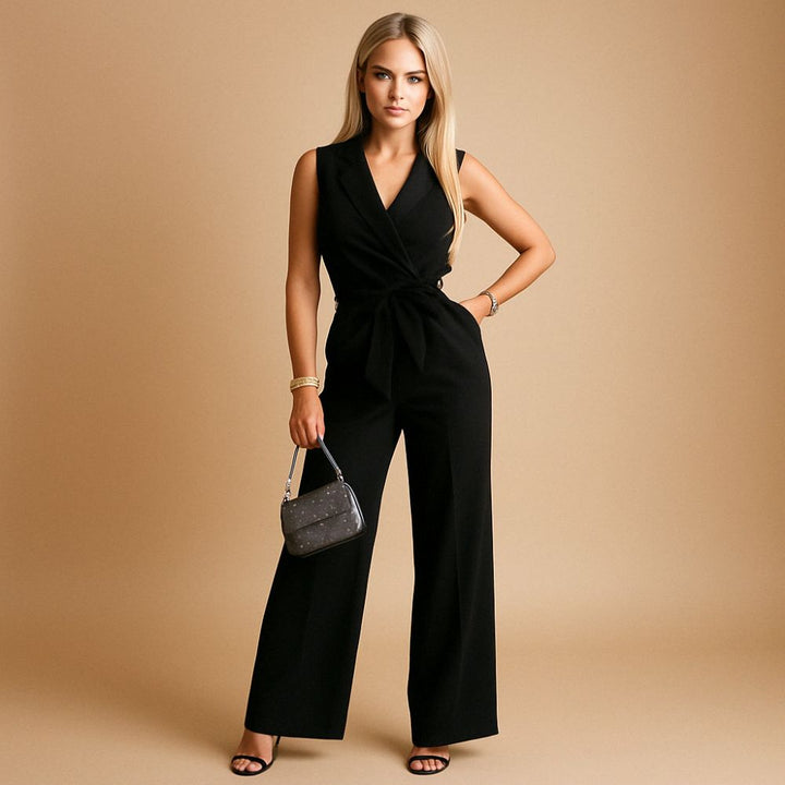 Women’s Wrap Jumpsuit | Flattering Fit & Wide-Leg Style Winter Season