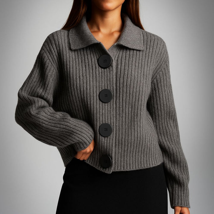 Women’s Oversized Ribbed Cardigan | Chunky Autumn & Winter Knitwear