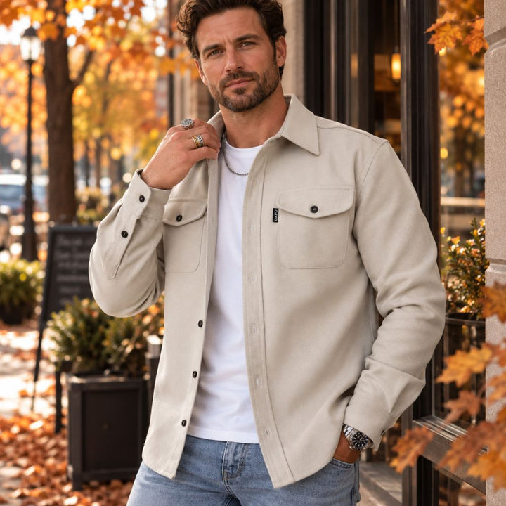 Men’s Casual Shirt Jacket | Autumn & Winter Everyday Layering Wear