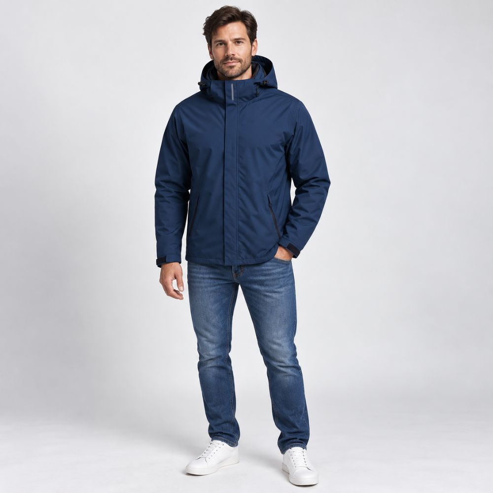 Men’s Hooded Windbreaker | Adjustable Cuffs & Everyday Protection