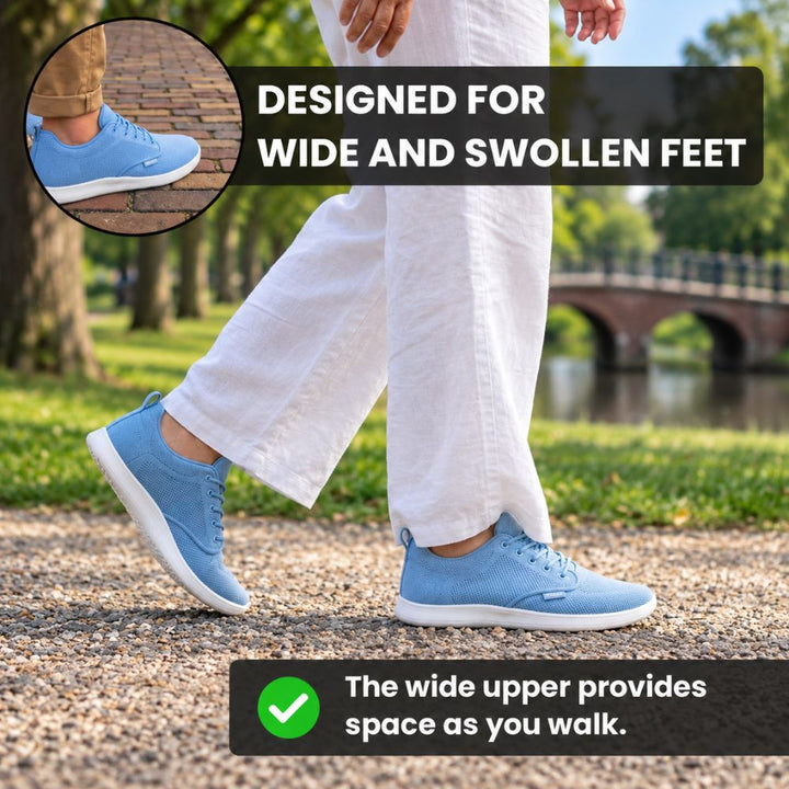 Unisex Wide-Fit Comfort Sneakers | Extra Toe Room for Autumn & Winter