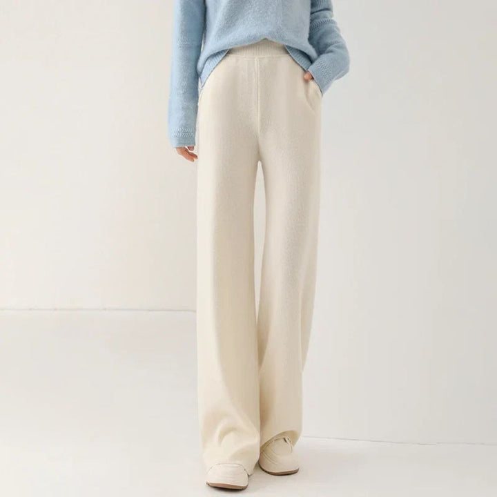 Women’s Merino Wool Trousers | High-Waisted Autumn & Winter Wear