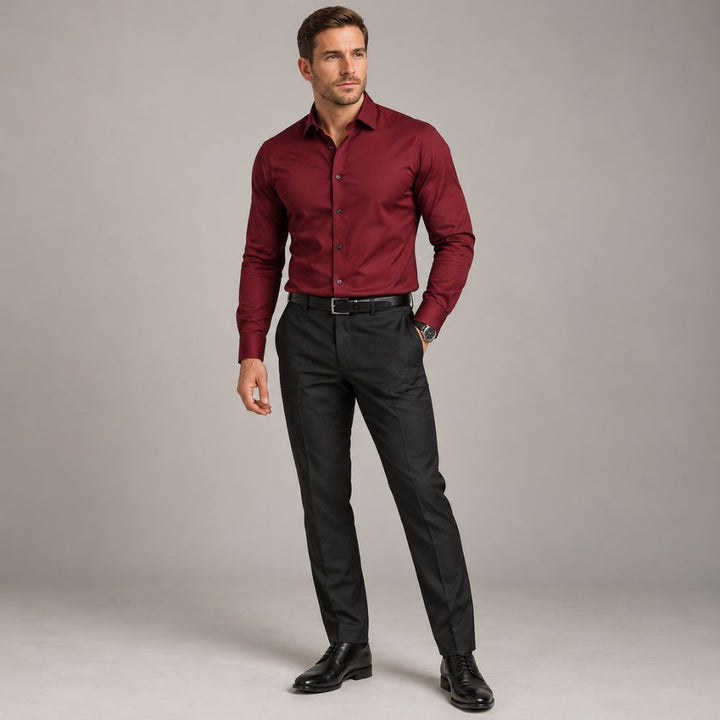 Men’s Slim-Fit Stretch Shirt | Smart & Comfortable Everyday Wear