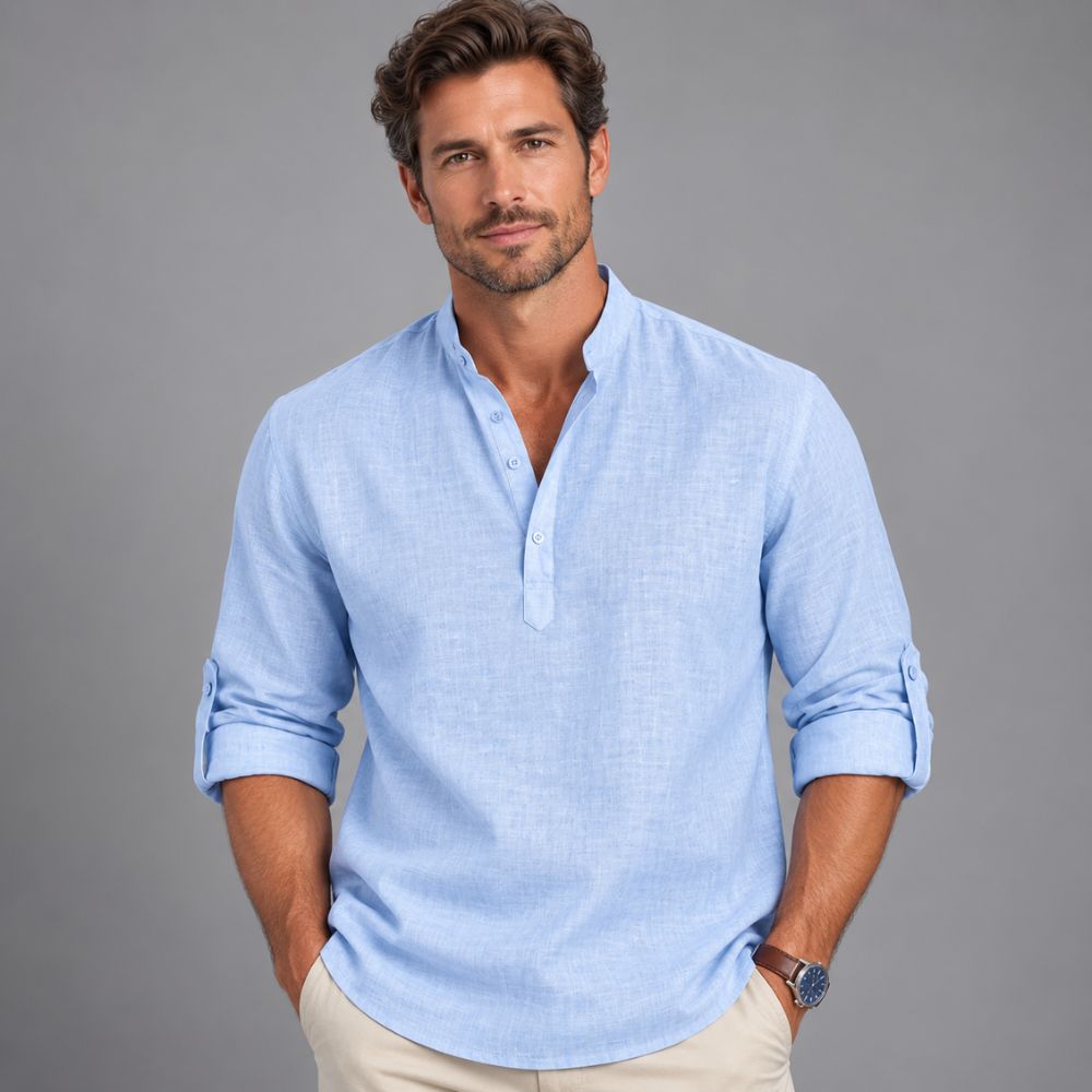 Men’s Long-Sleeve Shirt | Smart & Versatile Autumn Everyday Wear