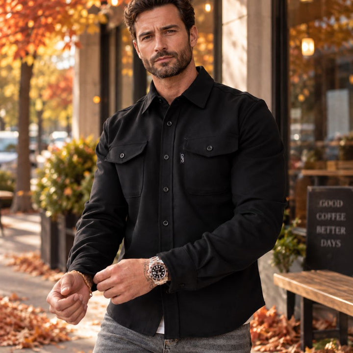 Men’s Casual Shirt Jacket | Autumn & Winter Everyday Layering Wear