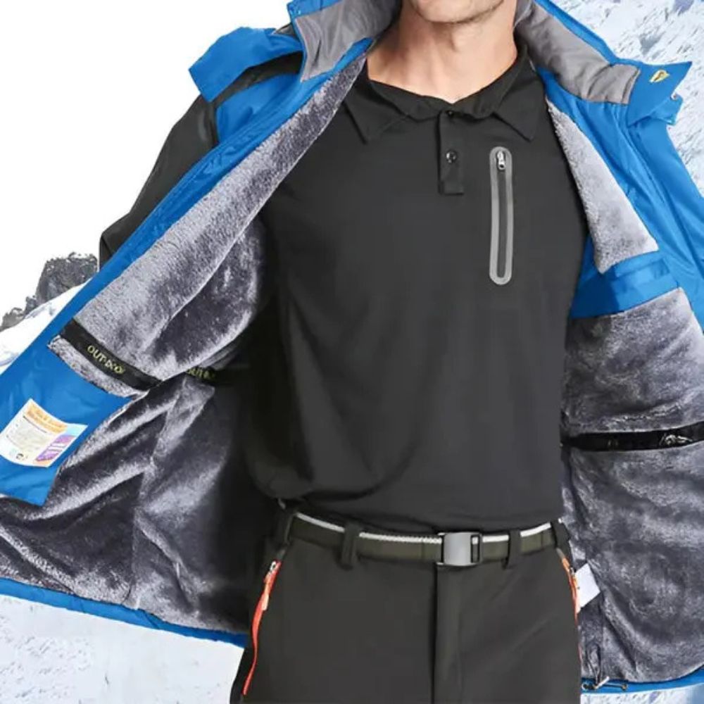 Men’s Padded Outdoor Winter Jacket | Windproof & Waterproof Protection