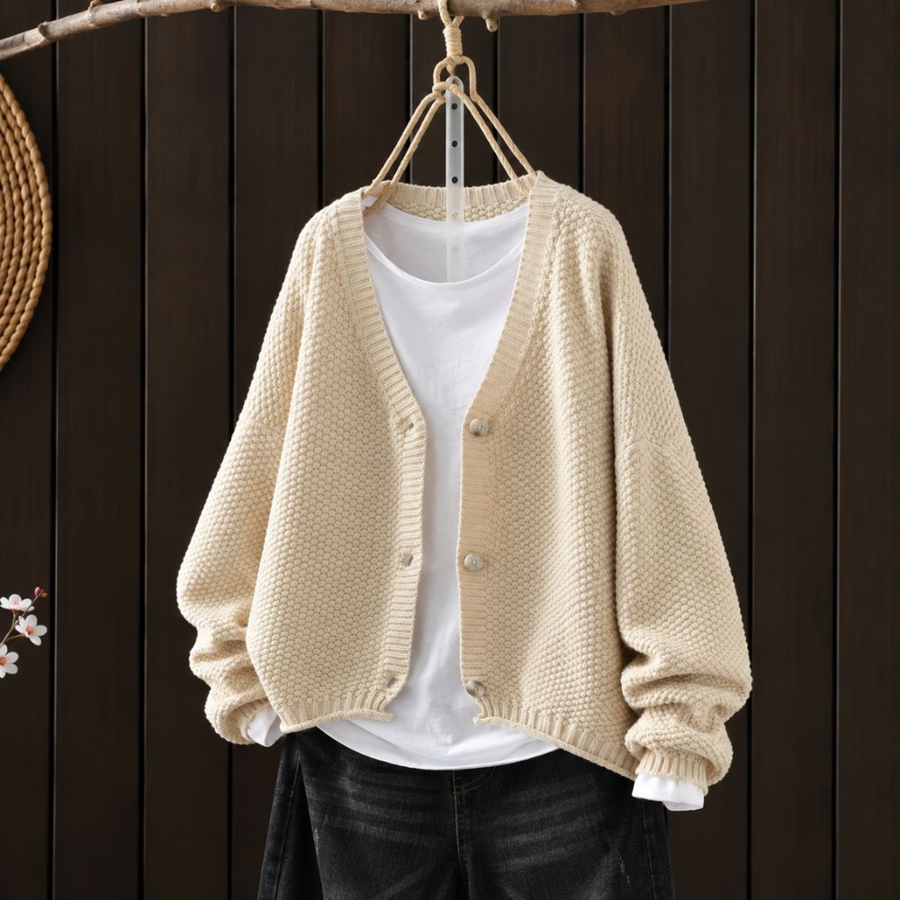 Women’s Oversized Chunky Knit Cardigan | Cosy Autumn & Winter Layer