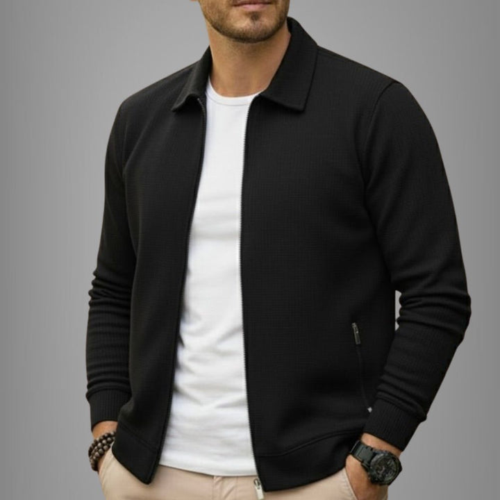 Men’s Zip-Up Cardigan | Regular Fit Autumn & Winter Wear