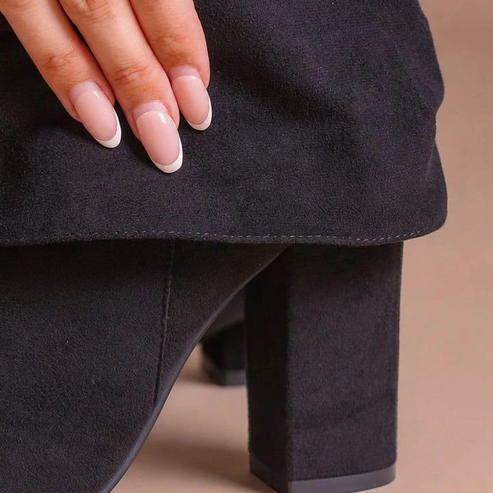 Women’s Autumn Knee High Block Heel Boots | Elegant & Comfortable