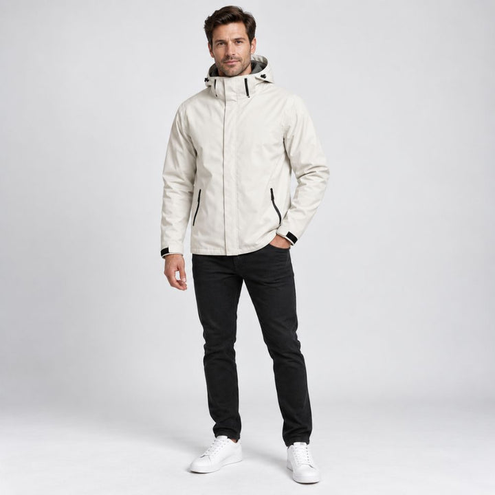 Men’s Hooded Windbreaker | Adjustable Cuffs & Everyday Protection
