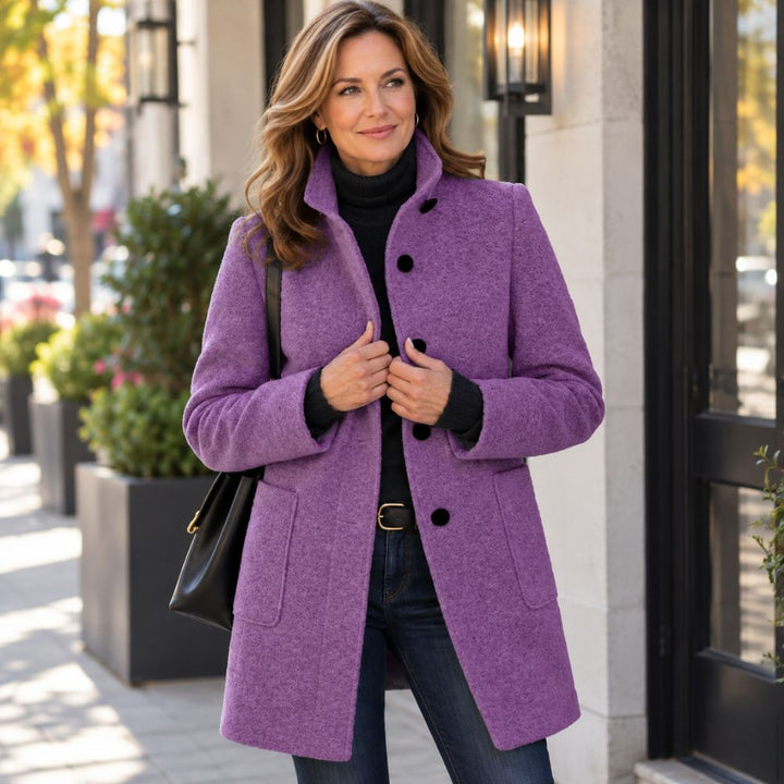 Women’s Wool-Blend Winter Coat | Timeless & Flattering Cold-Weather Wear