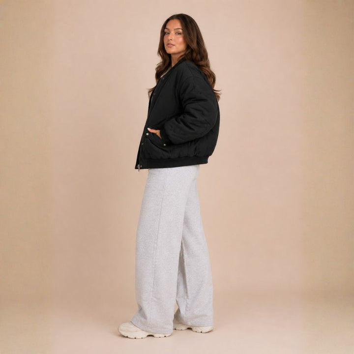 Women’s Lined Bomber Jacket | Autumn Everyday Wear