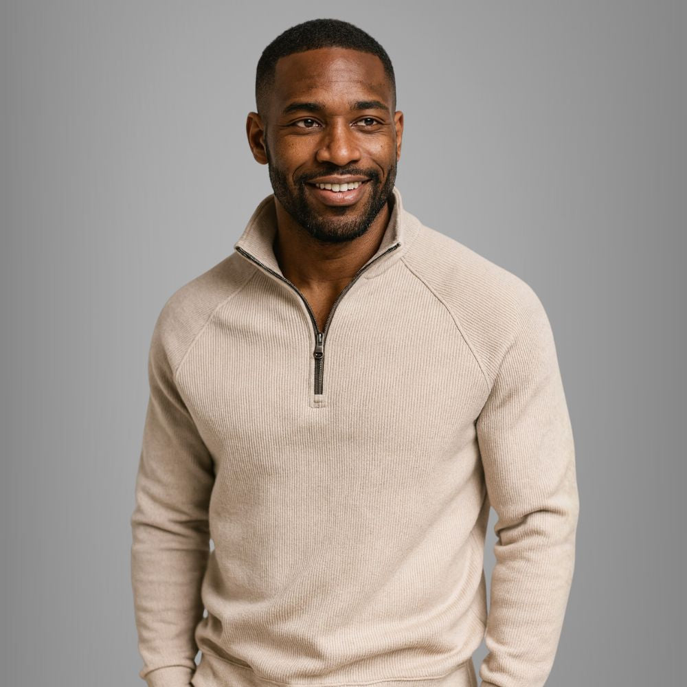 Men’s Quarter-Zip Sweater | Smart & Versatile Autumn Wear