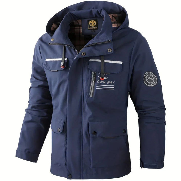 Men’s Waterproof Winter Jacket with Hood | Cold & Rainy Weather