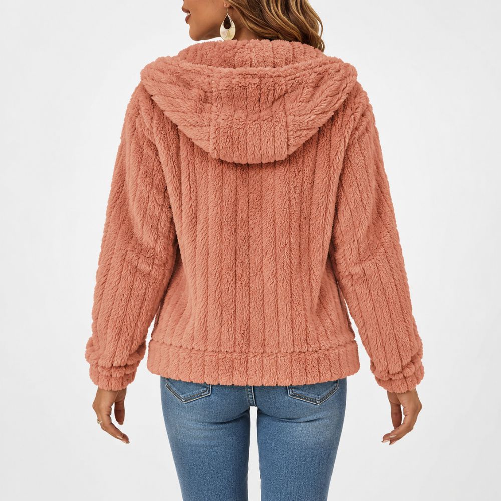 Women’s Lined Fleece Jacket | Warm Zip-Up Autumn & Winter Wear