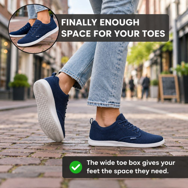 Unisex Wide-Fit Comfort Sneakers | Extra Toe Room for Autumn & Winter
