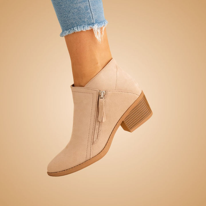Women’s Orthopaedic Ankle Boots | Side-Zip Block Heel Autumn & Winter Footwear