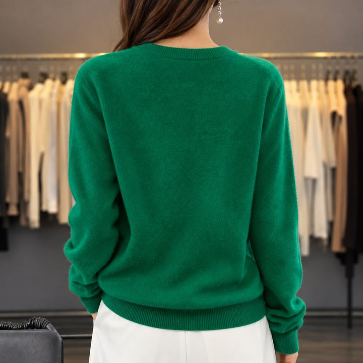 Women’s V-Neck Cashmere Sweater | Warm For Autumn & Winter Wear