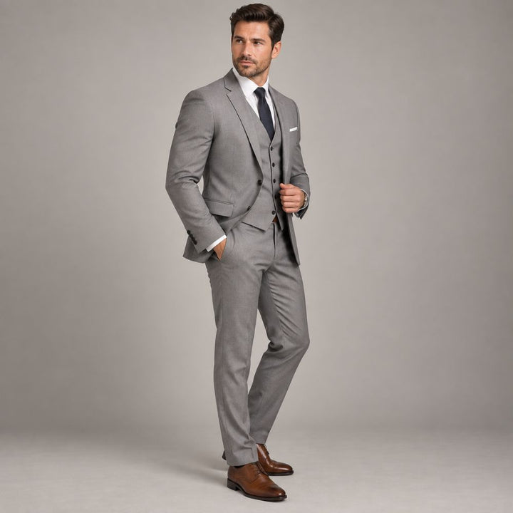 Men’s Three-Piece Slim-Fit Suit | Modern Formal & Occasion Wear