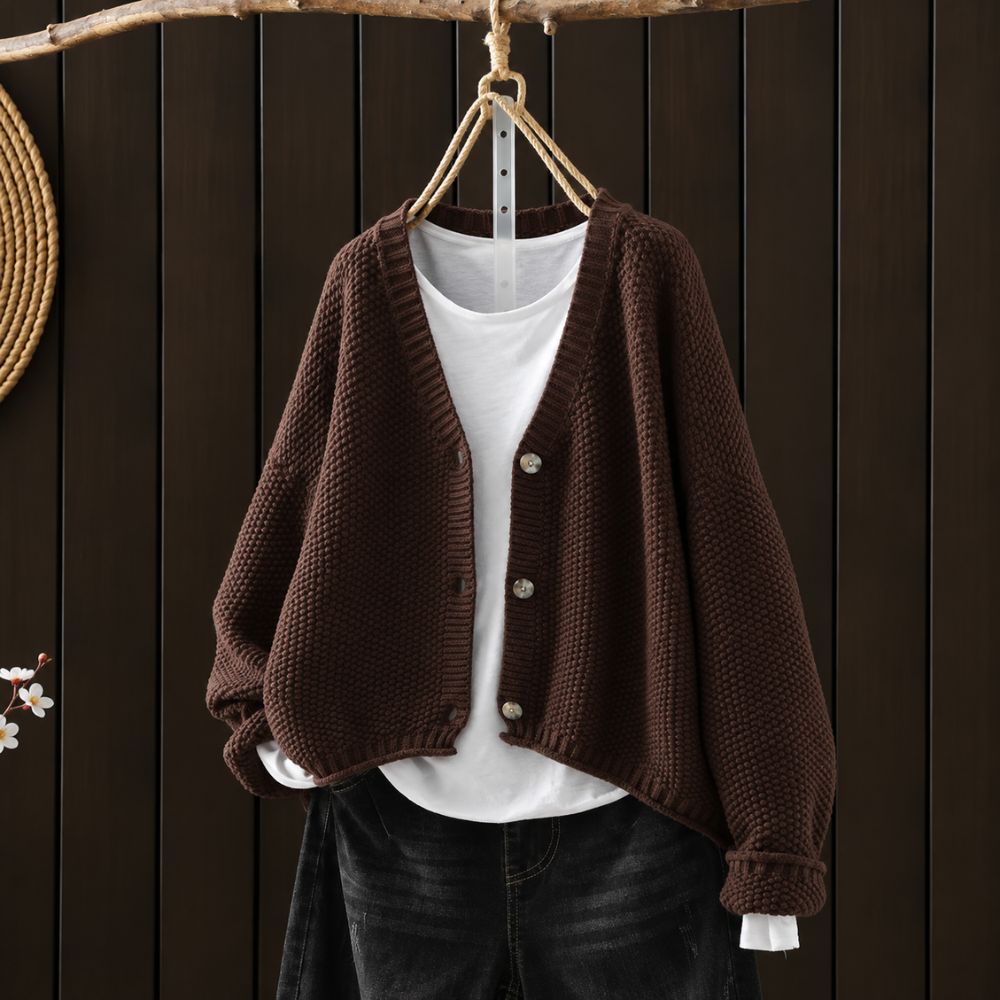Women’s Oversized Chunky Knit Cardigan | Cosy Autumn & Winter Layer