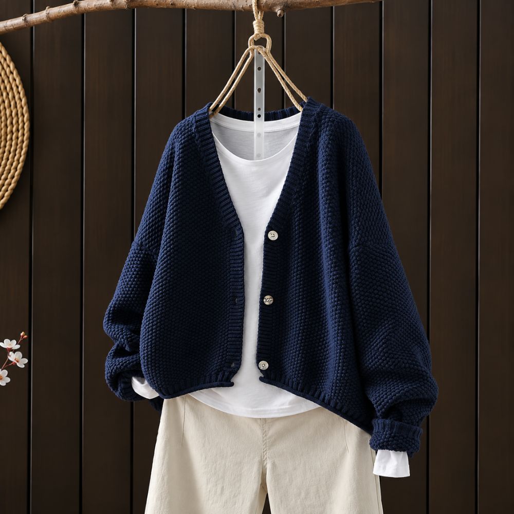 Women’s Oversized Chunky Knit Cardigan | Cosy Autumn & Winter Layer