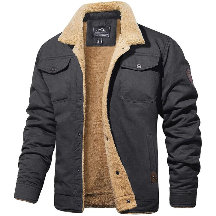 Men’s Sherpa-Lined Winter Jacket | Warm & Cosy Cold-Weather Wear