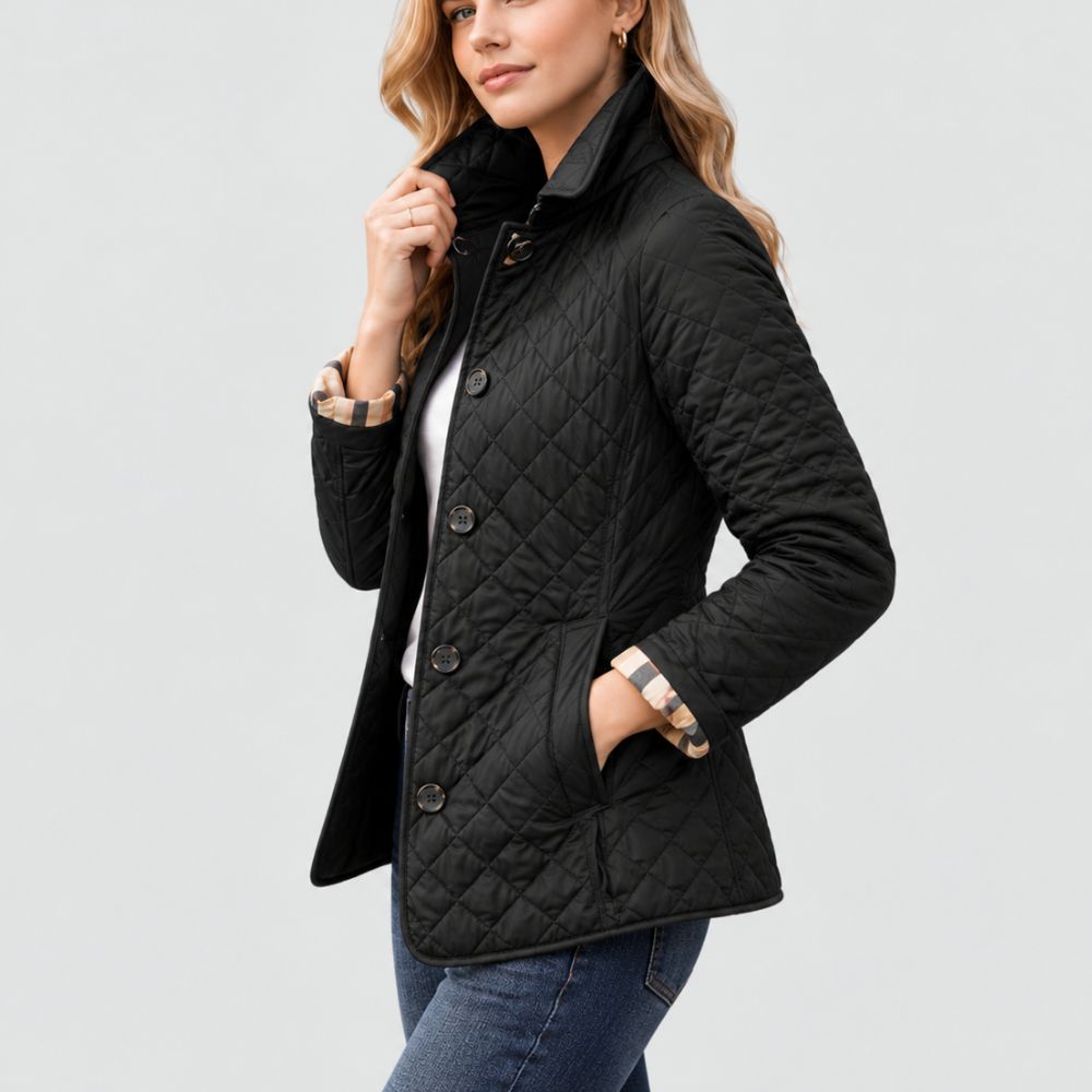 Women’s Quilted Transitional Jacket | Classic Autumn Layering Wear