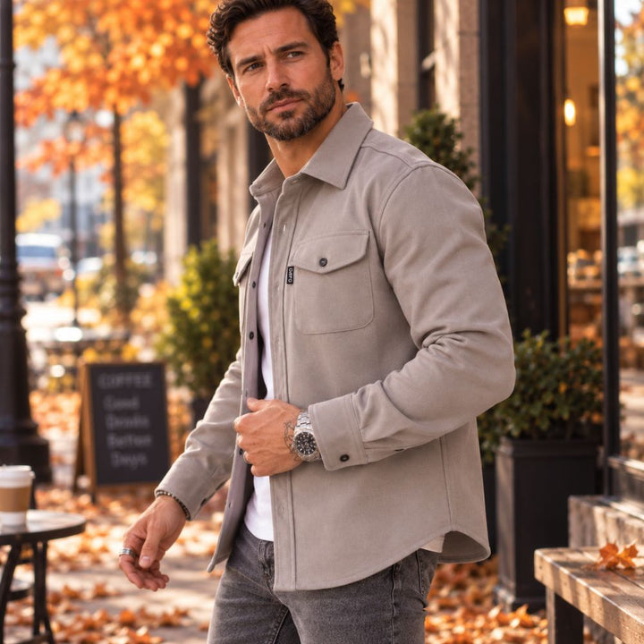 Men’s Casual Shirt Jacket | Autumn & Winter Everyday Layering Wear