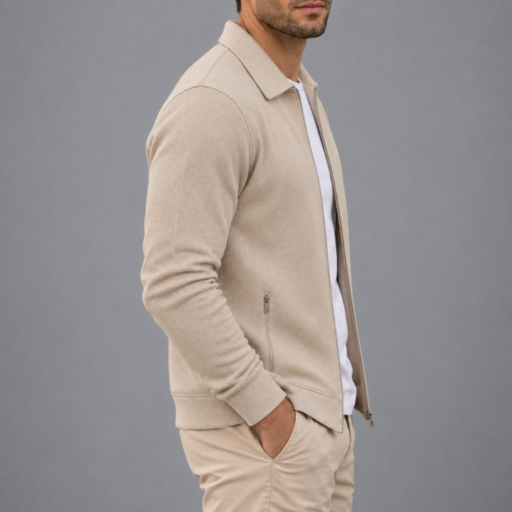 Men’s Zip-Up Cardigan | Regular Fit Autumn & Winter Wear