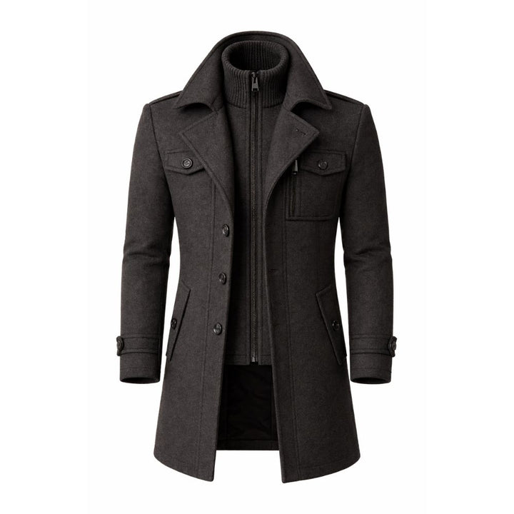 Men’s Classic Overcoat | Elegant Autumn & Winter Outerwear