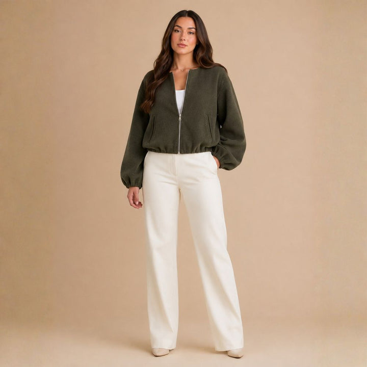 Women's Bomber Jacket with a Loose Fit | Relaxed Everyday Outerwear
