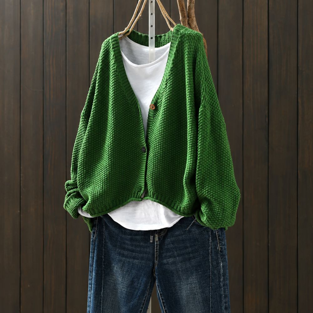 Women’s Oversized Chunky Knit Cardigan | Cosy Autumn & Winter Layer