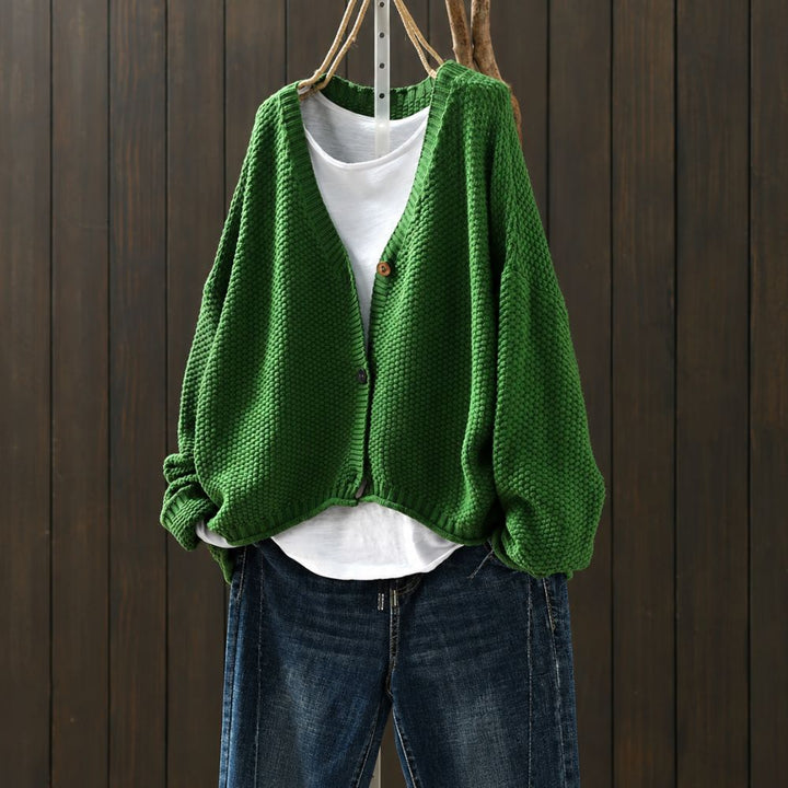 Women’s Oversized Chunky Knit Cardigan | Cosy Autumn & Winter Layer