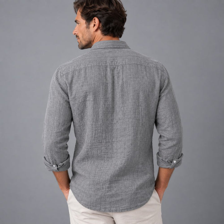 Men’s Linen Shirt | Casual & Airy Autumn Wear
