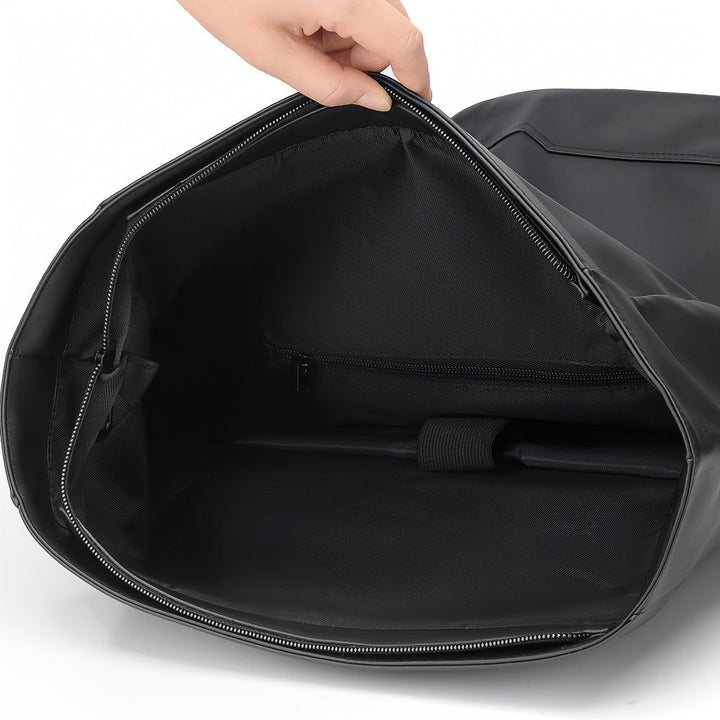 Roll-Top Laptop Backpack | Water-Repellent Autumn & Winter Bag