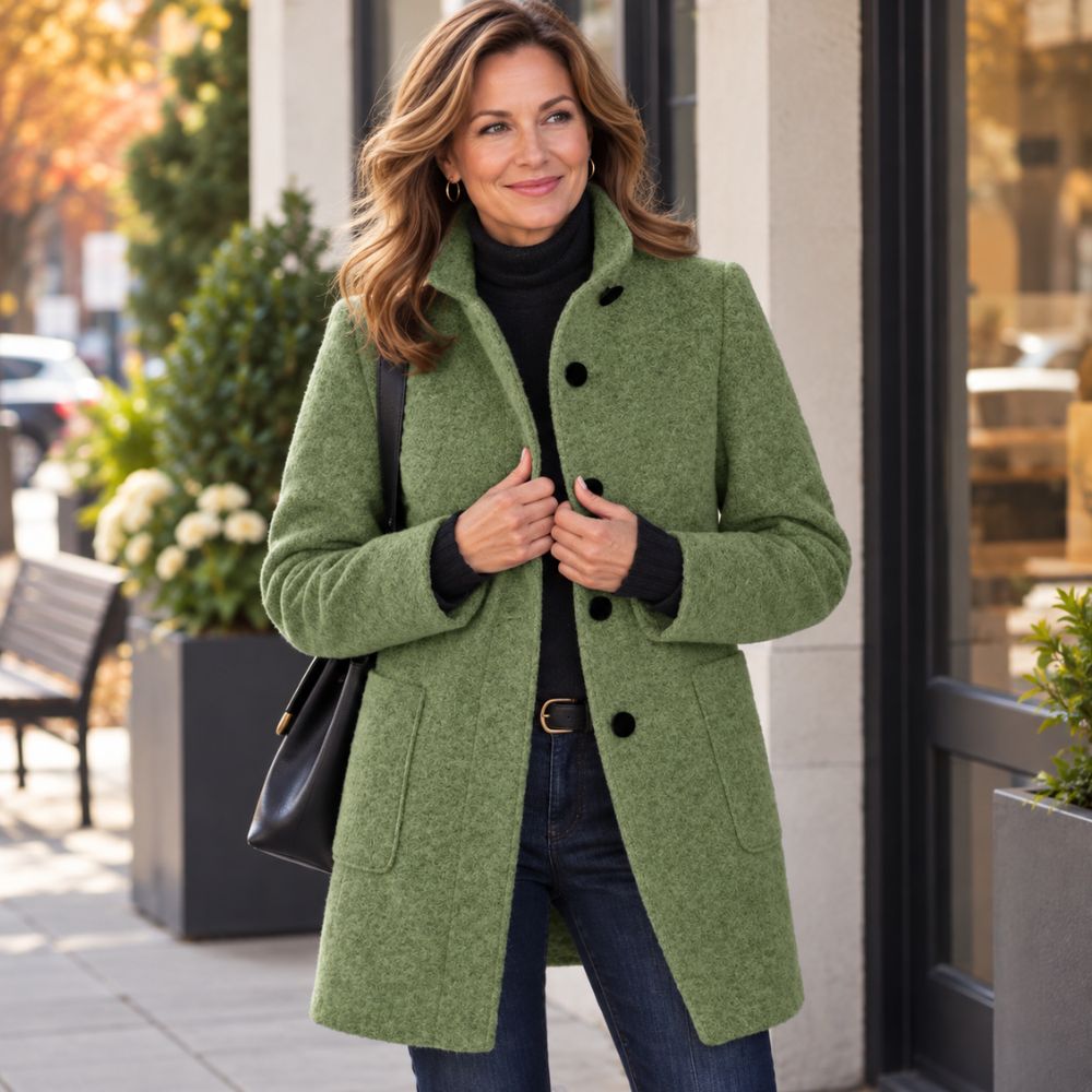 Women’s Wool-Blend Winter Coat | Timeless & Flattering Cold-Weather Wear