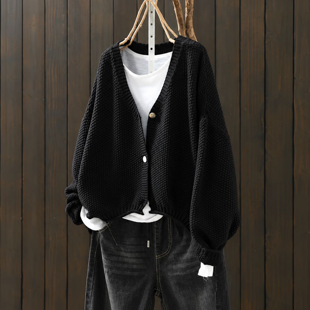 Women’s Oversized Chunky Knit Cardigan | Cosy Autumn & Winter Layer