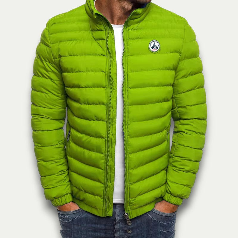 Men's Lightweight Hooded Padded Jacket | Packable Winter Jacket for Commuting